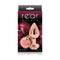 NS Novelties Rear Assets Rose Medium Butt Plug Pink at $11.99
