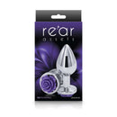 NS Novelties Rear Assets Rose Medium Butt Plug Purple at $11.99
