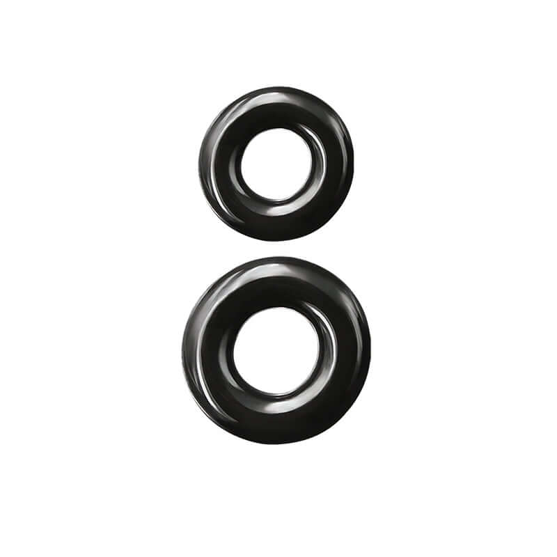 NS Novelties Renegade Double Stack Black Cock Rings at $5.99