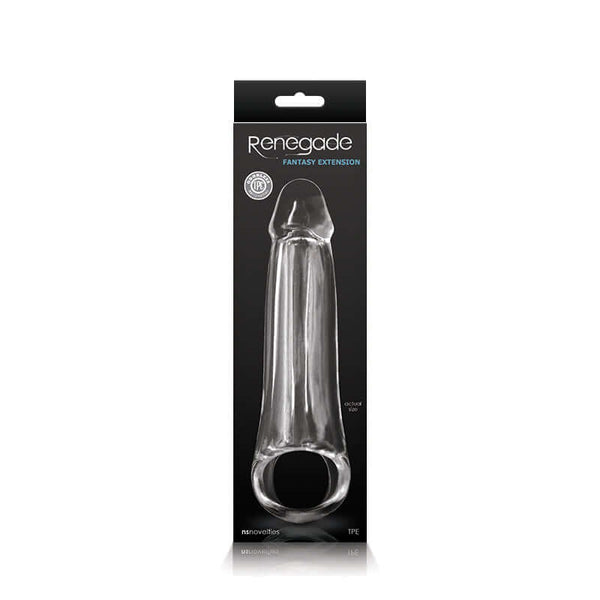 NS Novelties Renegade Fantasy Extension Medium Clear at $13.99