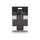 PRETTY PASTIES GLITTER CROSS BLACK/GOLD 2 PAIR-2