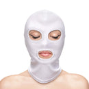 FETISH & FANTASY EYES & MOUTH HOOD - WHITE-0