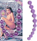 Thai Anal Beads Jumbo Purple for men and women, graduated size, flexible, easy to insert and clean, intensifies orgasms, unisex.