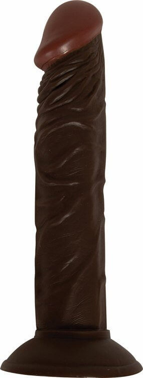 Nasstoys Afro American Whopper Vibrating 7 inches Brown Dong at $29.99