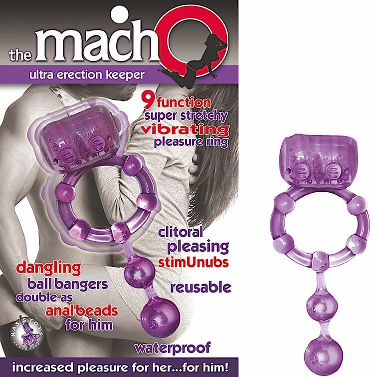 Nasstoys MACHO ULTRA ERECTION KEEPER PURPLE at $12.99