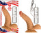 Nasstoys The All American Whopper 7 inches with Balls Beige Vibrating at $34.99