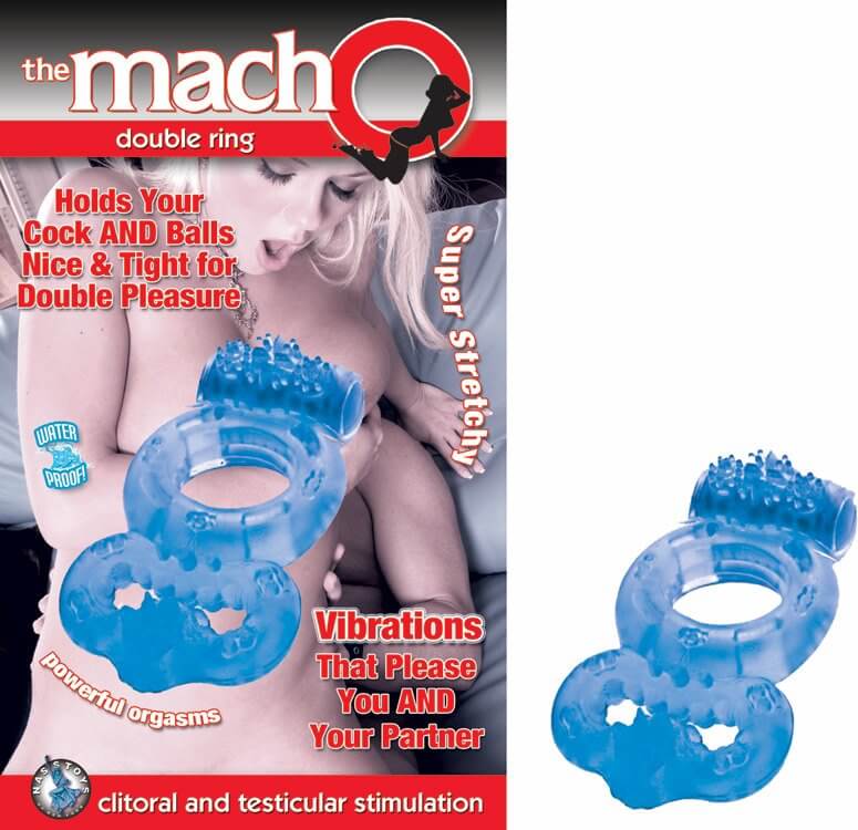 Nasstoys MACHO DOUBLE RING BLUE at $10.99