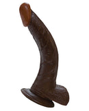 Nasstoys All American Whopper 8 inches Dildo with Balls Brown at $24.99