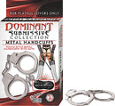 Nasstoys Dominant Submissive Collection Metal Handcuffs at $12.99