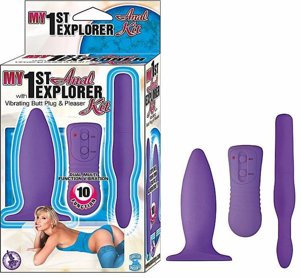 My 1st Anal Explorer Vibrating Kit | Dual Pleasure and Butt Plug Set My 1st Anal Explorer Vibrating Kit | Dual Pleasure and Butt Plug Set
