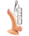 Nasstoys All American Mini Whoppers 5 inches Curved Dong with Balls Flesh Beige Vibrating at $34.99