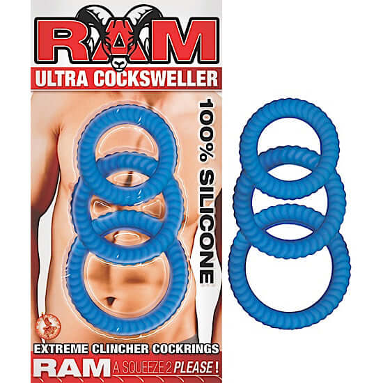 Nasstoys Ram Ultra Cock Swellers Blue at $8.99