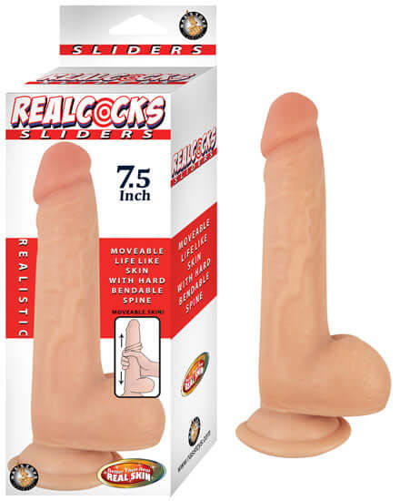 Nasstoys REALCOCKS SLIDERS 7.5IN FLESH at $30.99