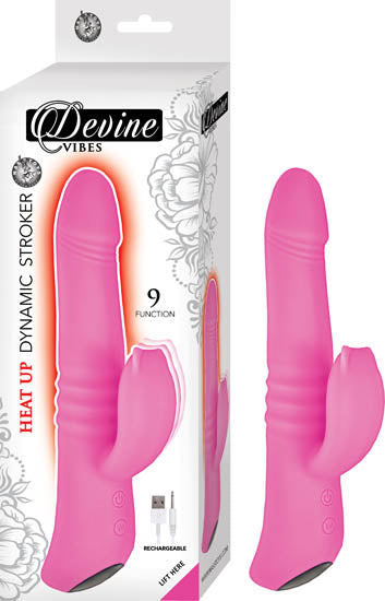 Nasstoys DEVINE VIBES HEAT-UP DYNAMIC STROKER PINK at $56.99
