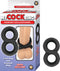 Nasstoys My Cockring Figure Eight Cock and Scrotum Ring Black at $12.99