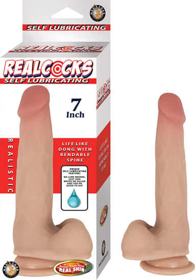 Nasstoys Real Cocks Self Lubricating 7 inches Dildo from Nasstoys at $29.99