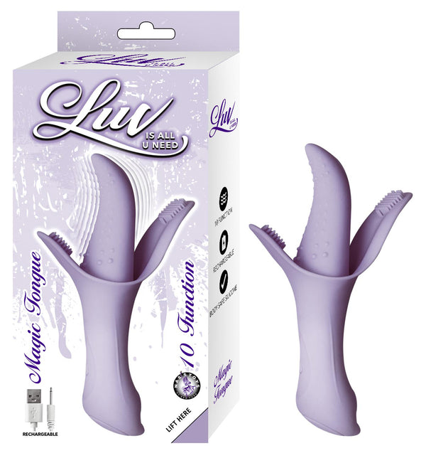 Nasstoys Luv Magic Tongue Vibrator Lavender at $44.99