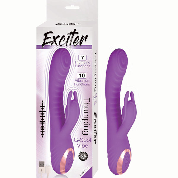 Nasstoys Exciter Thumping G-Spot Vibe Purple at $54.99