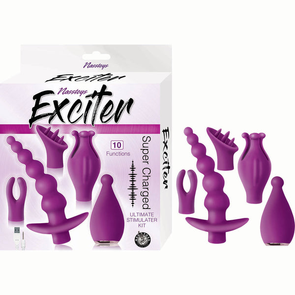 Nasstoys Exciter Ultimate Stimulator Kit Purple at $49.99
