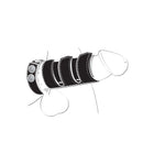 Nasstoys Ballgear Cock Strap with Shealth Black at $14.99