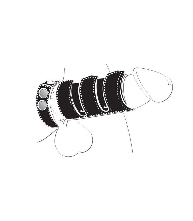 Nasstoys Ballgear Cock Strap with Shealth Black at $14.99