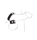 Nasstoys Ballgear Cock Strap with Ball Stretcher Black at $13.99