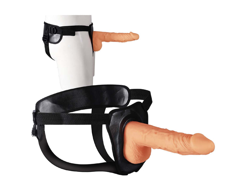 Nasstoys Erection Assistant Hollow Strap On 9.5 inches White at $54.99