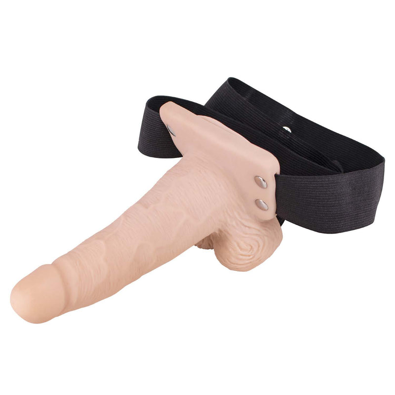 Nasstoys Erection Assistant Hollow Strap On 6 inches Vibrating White at $64.99