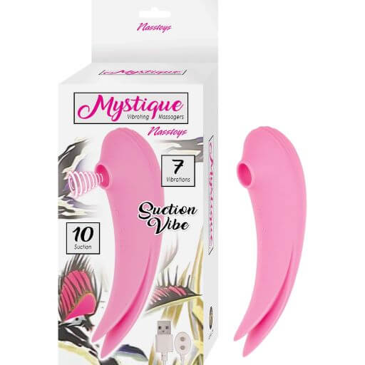 Mystique Vibrating Suction Vibe Pink Mystique Vibrating Suction Vibe Pink