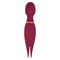 Mystique Vibrating Magic Wand Eggplant Purple with dual motors and flexible head for massage, couples, or solo play.