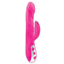 Passion Tickler Heat Up Pink Vibrator by Nasstoys with dual motors and a sleek design for enhanced pleasure.