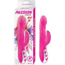 Passion Tickler Heat Up Pink Vibrator by Nasstoys in packaging, featuring dual motors and 36 vibration modes.