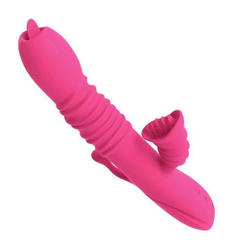Nasstoys Passion Dual Massager: Pink Heat-Up Specialty Vibrator with Dual Motors – Perfect for G-Spot and Clitoral Stimulation