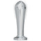 Ass-Sation Remote Control Vibrating Metal Anal Bulb Silver
