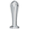 Ass-Sation Remote Control Vibrating Metal Anal Bulb Silver