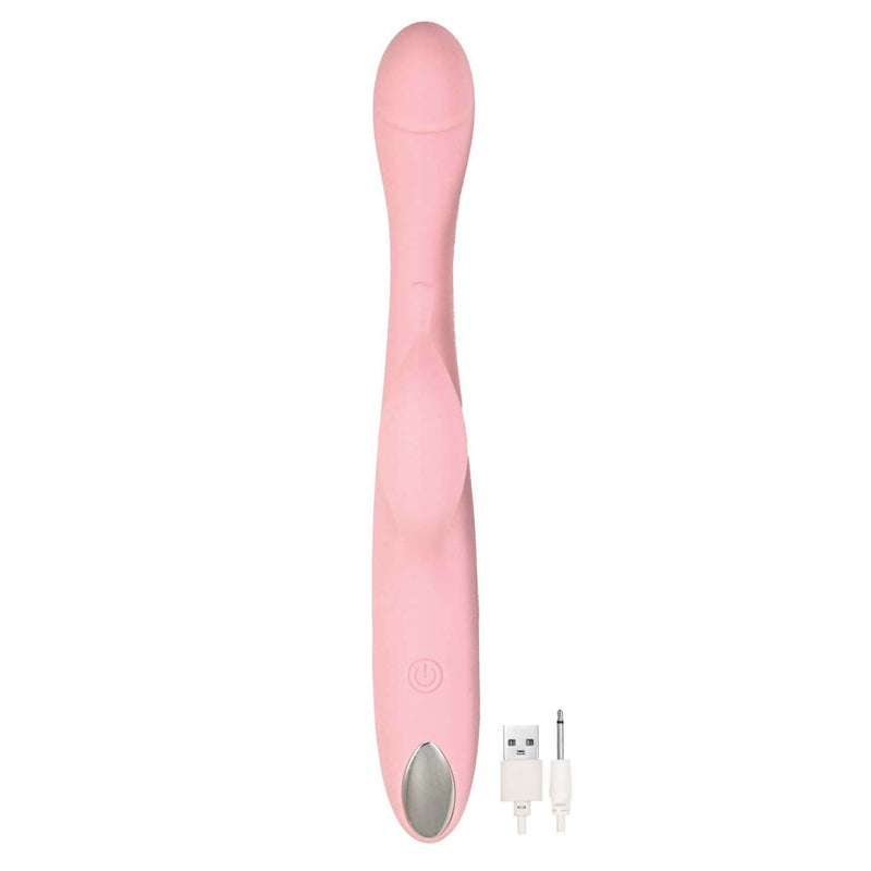 Nasstoys Princess Petite Pleaser Pink Rabbit Vibrator with USB charger for dual stimulation
