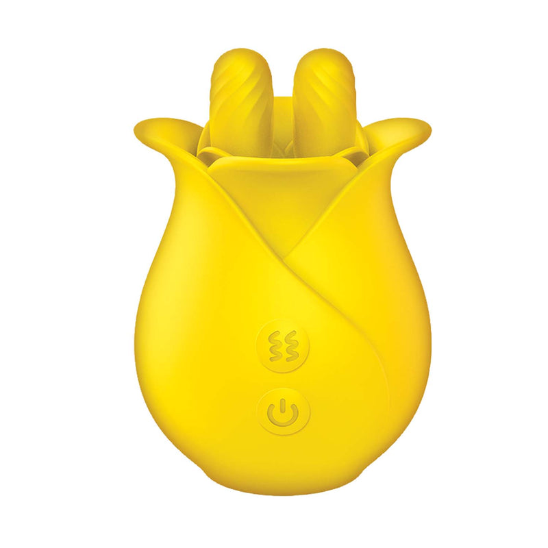 CLIT-TASTIC TULIP FINGER MASSAGER YELLOW-1