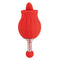 CLIT-TASTIC ROSE BUD DUAL MASSAGER RED-1