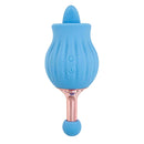 CLIT-TASTIC ROSE BUD DUAL MASSAGER BLUE-1
