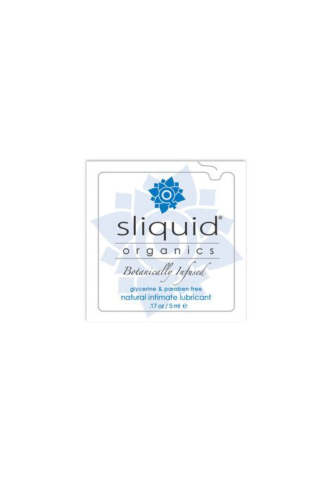 SLiquid Lubricants SLIQUID ORGANICS NATURAL PILLOW PACKS BULK 200PCS at $183.99