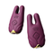 ZALO Nave Vibrating Nipple Clamps Velvet Purple