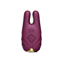 ZALO Nave Vibrating Nipple Clamps Velvet Purple