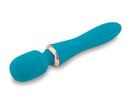 Sensuelle Nubii Mika Mini Wand Massager Blue with 12 speeds, Nubii motor, XLR8 Turbo Boost, and gentle warming technology.