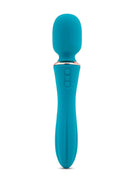 Sensuelle Nubii Mika Mini Wand Massager Blue with 12 speeds, Nubii motor, XLR8 Turbo Boost, and gentle warming technology.
