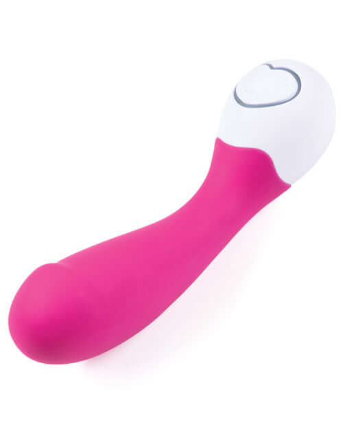 OhMiBod Lovelife Cuddle Mini Pink G-Spot Vibrator 7-function Silicone Rechargeable, ideal for travel and splash proof use in shower