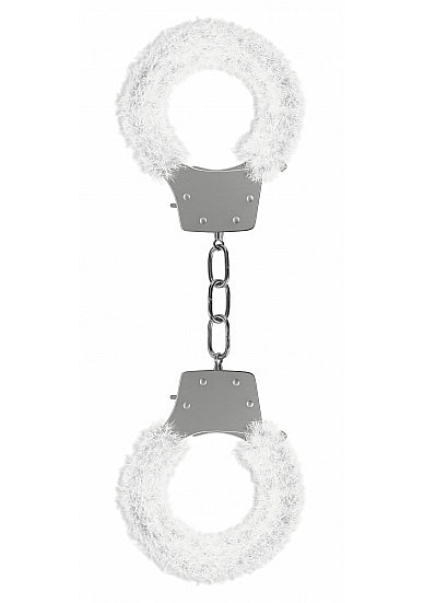 SHOTS AMERICA Ouch Pleasure Handcuffs Furry White at $10.99