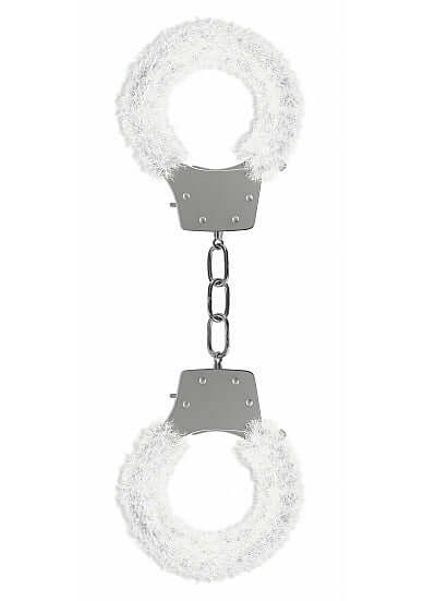 SHOTS AMERICA Ouch Pleasure Handcuffs Furry White at $10.99