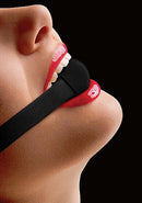 SHOTS AMERICA ELASTIC BALL GAG BLACK at $12.99