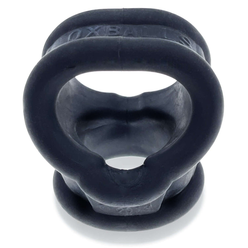 Oxballs Cocksling 2 Cock and Ball Sling Night Black made from FlexTPR for a bigger, harder erection and an impressive bulge.