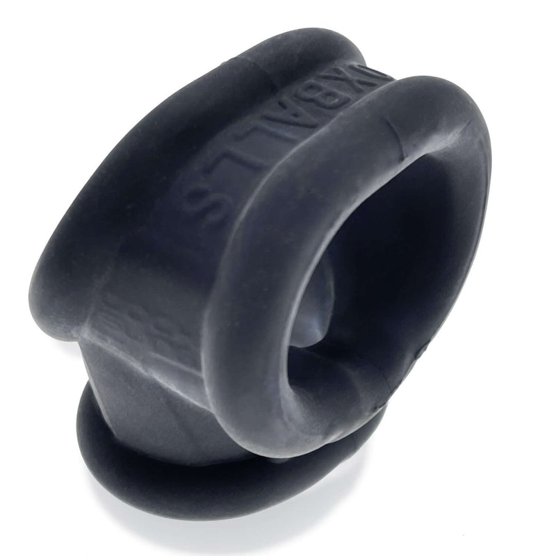 Oxballs Cocksling 2 Cock and Ball Sling Night Black - FlexTPR material for bigger, harder erections, and impressive bulge, unique design.